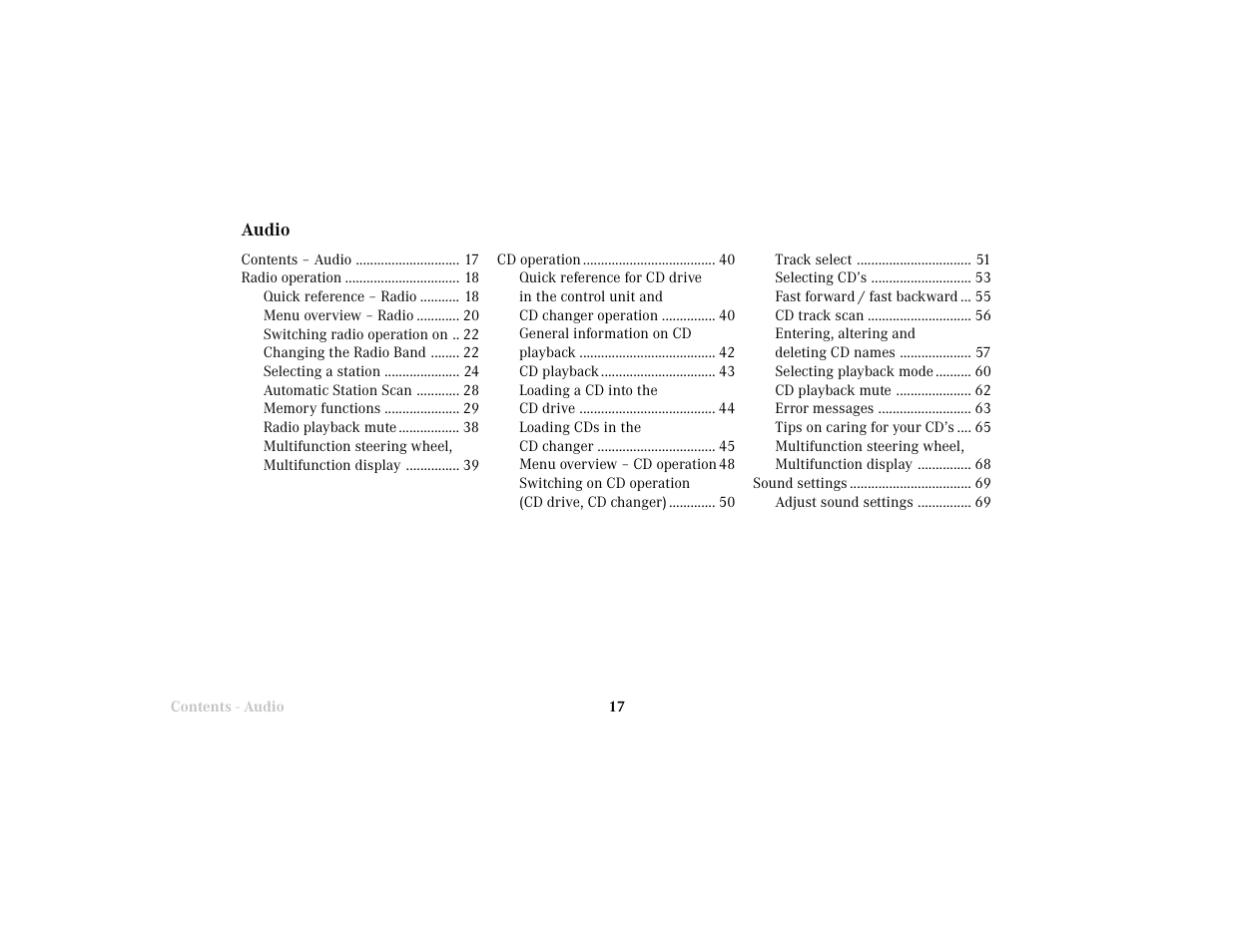 Mercedes-Benz E-Wagon 2001 COMAND Manual User Manual | Page 19 / 231