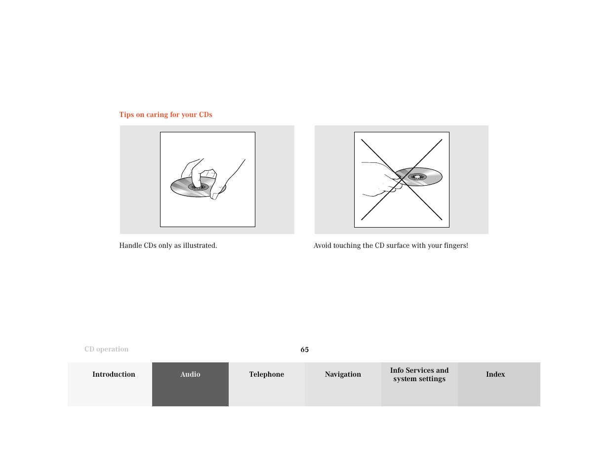 Mercedes-Benz E-Wagon 2001 COMAND Manual User Manual | Page 67 / 231