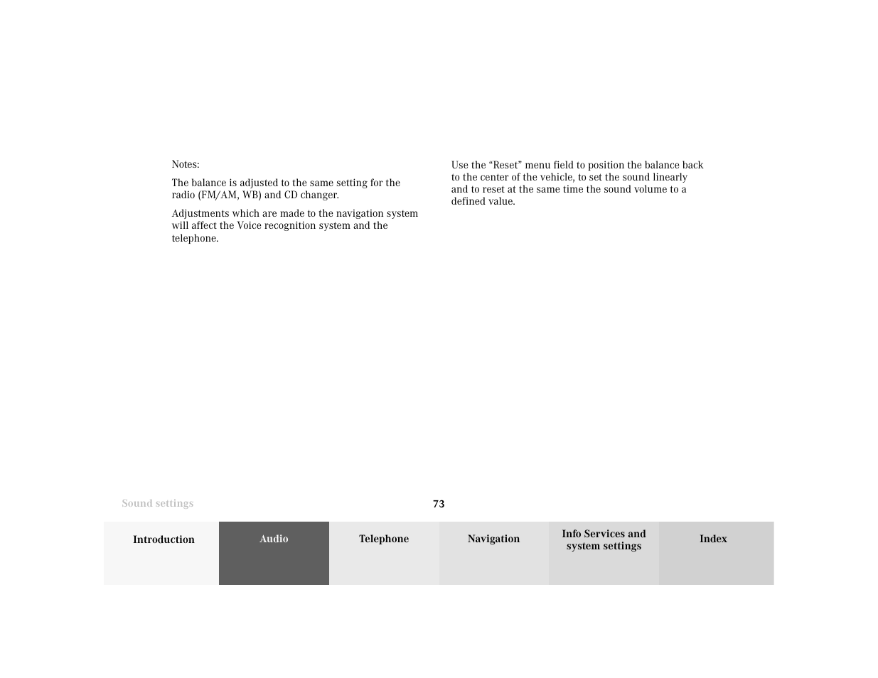 Mercedes-Benz E-Wagon 2001 COMAND Manual User Manual | Page 75 / 231
