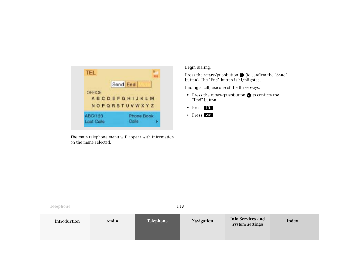 Mercedes-Benz CL-Class 2001 COMAND Manual User Manual | Page 115 / 243
