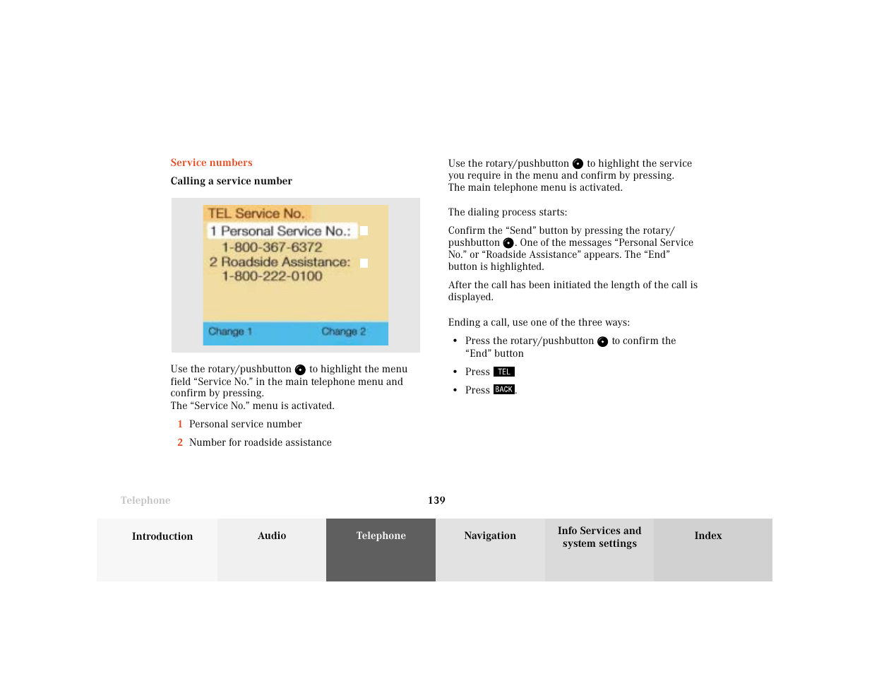 Mercedes-Benz CL-Class 2001 COMAND Manual User Manual | Page 141 / 243