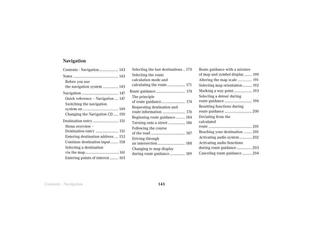 Mercedes-Benz CL-Class 2001 COMAND Manual User Manual | Page 145 / 243