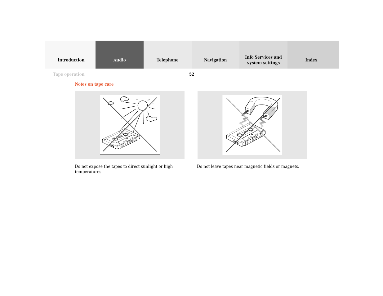 Mercedes-Benz CL-Class 2001 COMAND Manual User Manual | Page 54 / 243