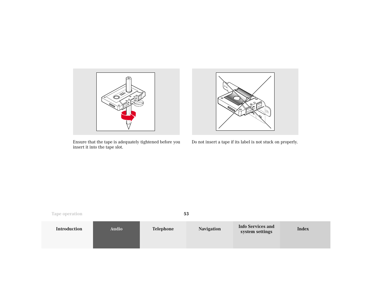 Mercedes-Benz CL-Class 2001 COMAND Manual User Manual | Page 55 / 243
