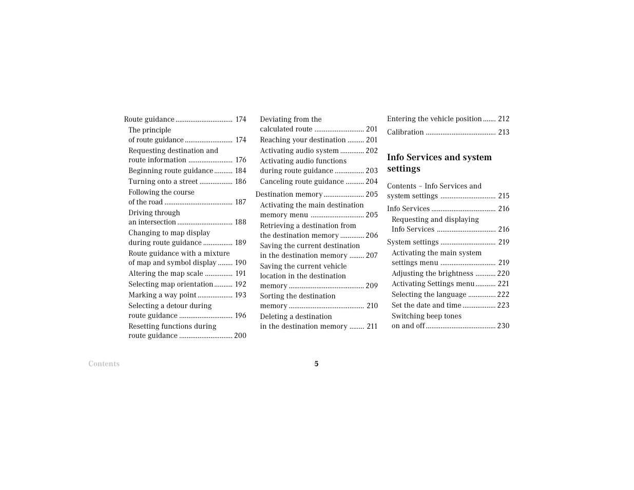 Mercedes-Benz CL-Class 2001 COMAND Manual User Manual | Page 7 / 243