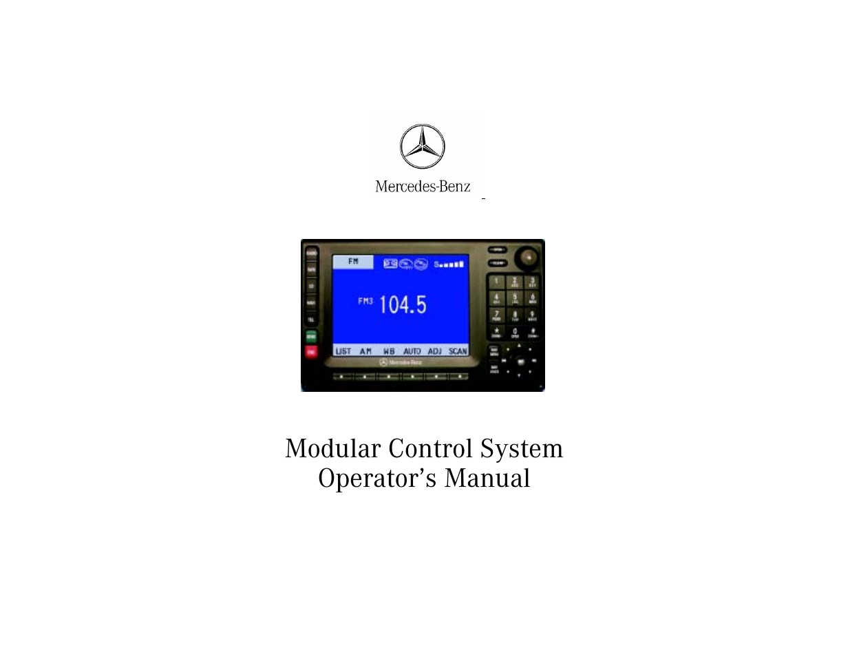 Mercedes-Benz M-Class 2001 COMAND Manual User Manual | 164 pages