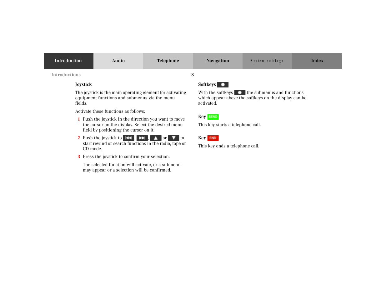 Mercedes-Benz M-Class 2001 COMAND Manual User Manual | Page 10 / 164