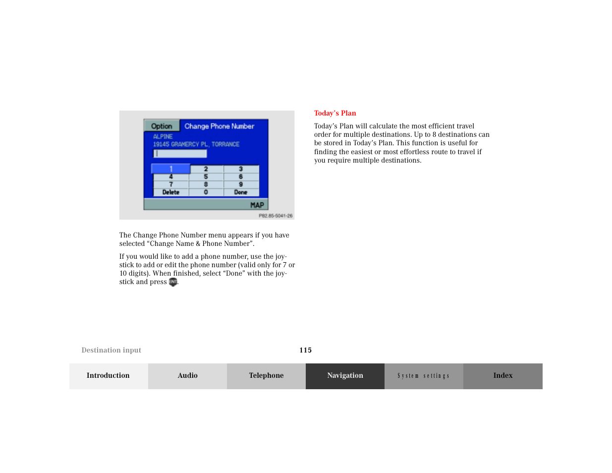 Mercedes-Benz M-Class 2001 COMAND Manual User Manual | Page 117 / 164