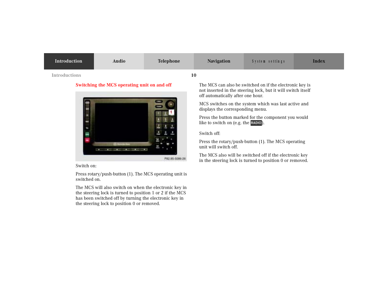 Mercedes-Benz M-Class 2001 COMAND Manual User Manual | Page 12 / 164