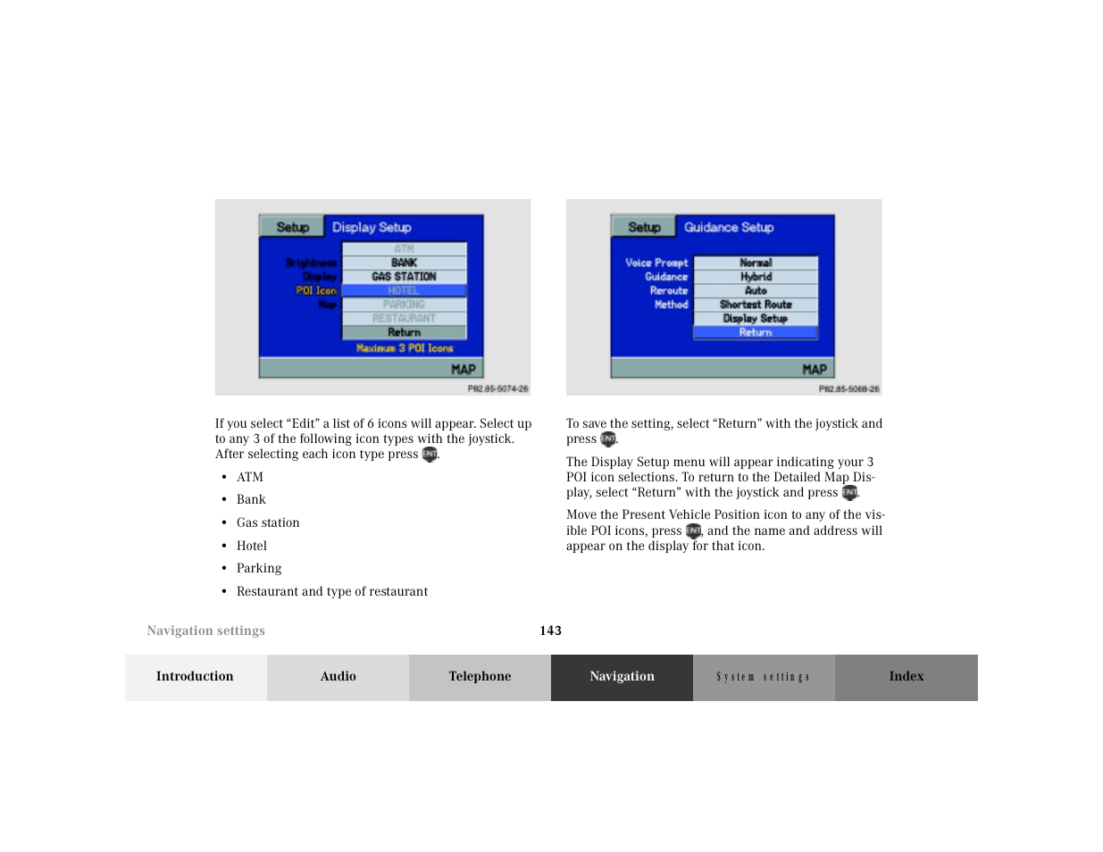Mercedes-Benz M-Class 2001 COMAND Manual User Manual | Page 145 / 164