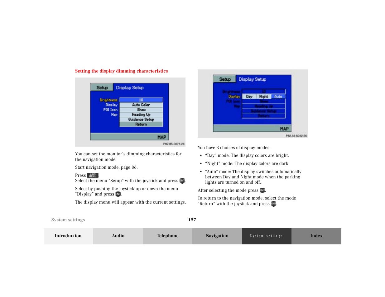 Mercedes-Benz M-Class 2001 COMAND Manual User Manual | Page 159 / 164