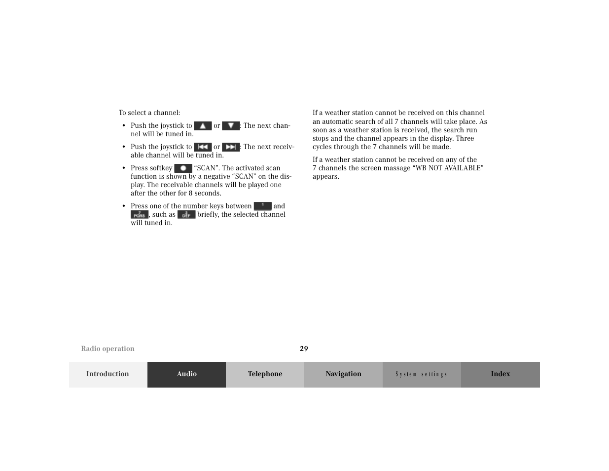 Mercedes-Benz M-Class 2001 COMAND Manual User Manual | Page 31 / 164