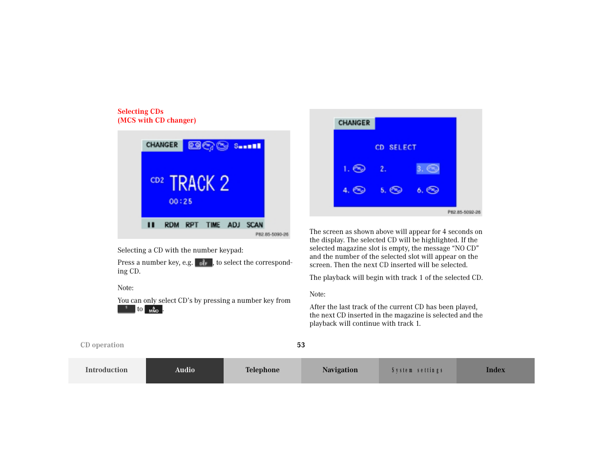 Mercedes-Benz M-Class 2001 COMAND Manual User Manual | Page 55 / 164