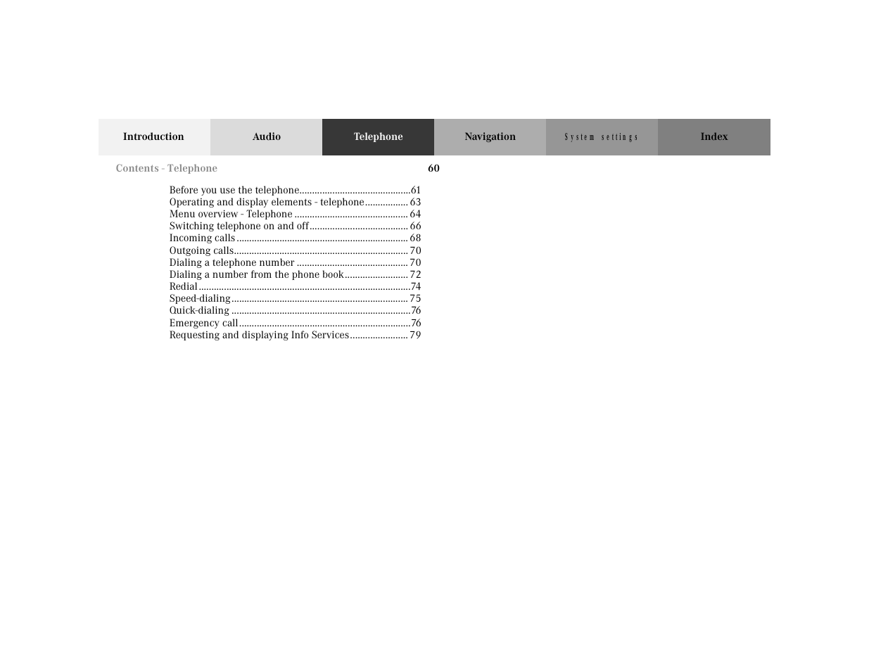 Mercedes-Benz M-Class 2001 COMAND Manual User Manual | Page 62 / 164
