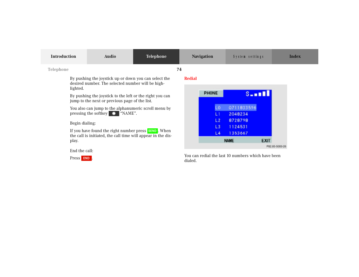 Mercedes-Benz M-Class 2001 COMAND Manual User Manual | Page 76 / 164