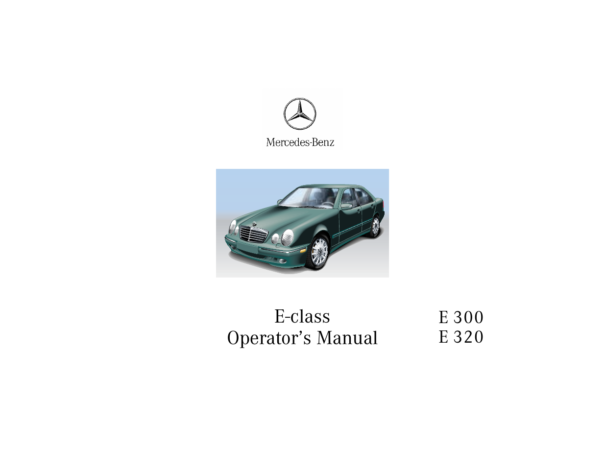 Mercedes-Benz E 320 1996 Owners Manual User Manual | 25 pages