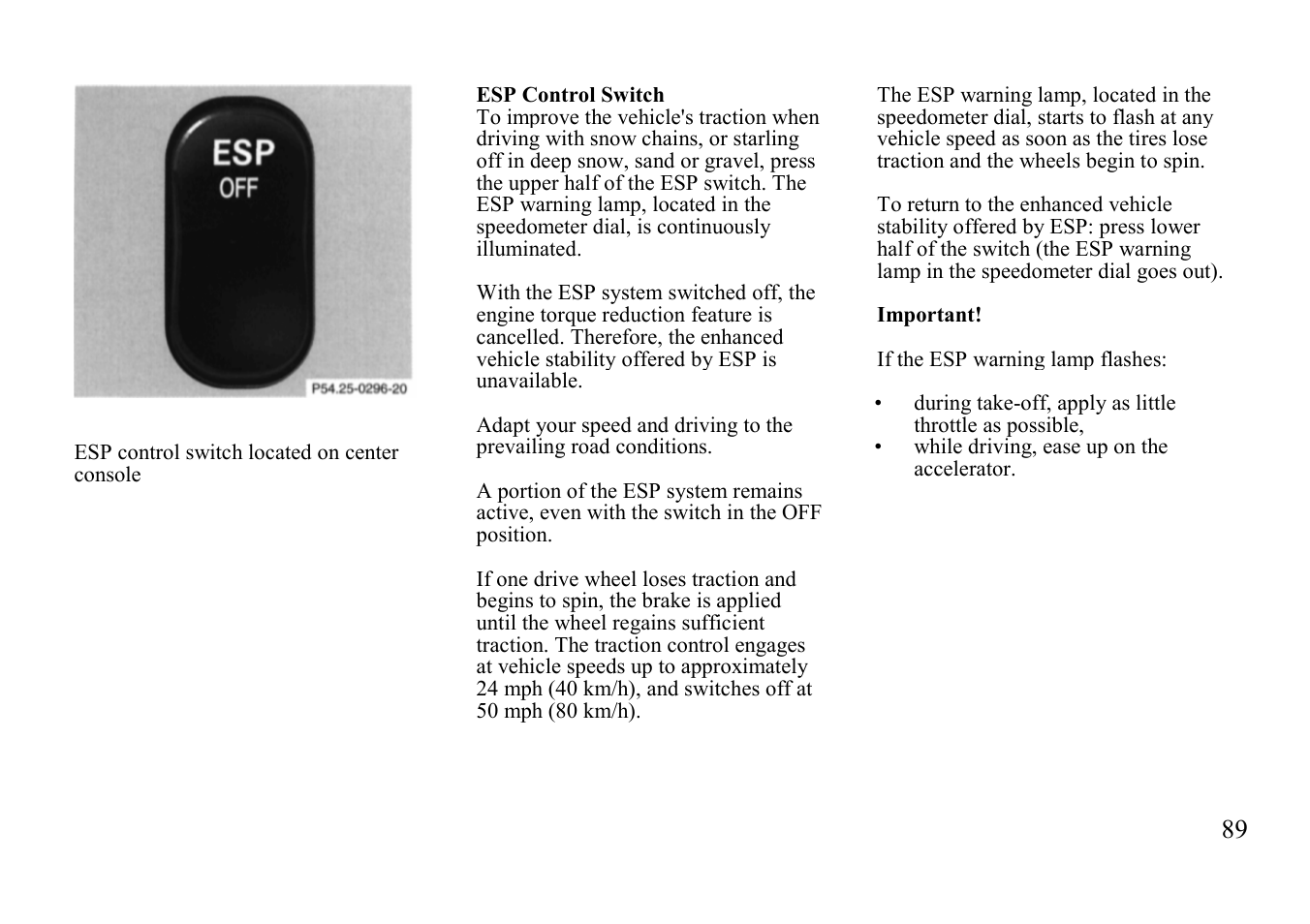 Mercedes-Benz E-class 1997 Emergency Operation User Manual | Page 14 / 74