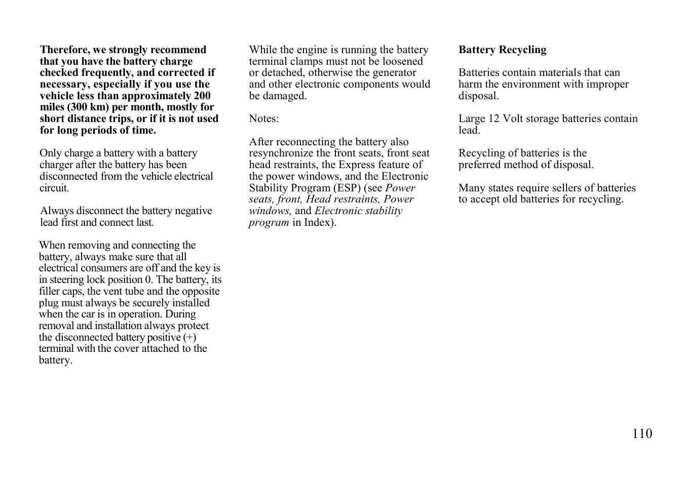 Mercedes-Benz E-class 1997 Emergency Operation User Manual | Page 35 / 74