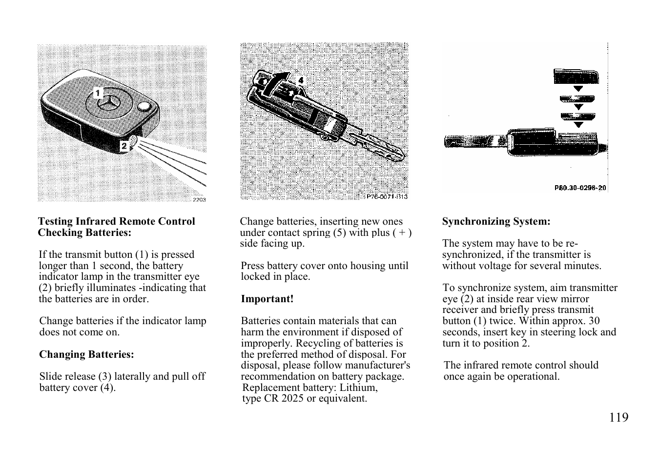 Mercedes-Benz E-class 1997 Emergency Operation User Manual | Page 44 / 74
