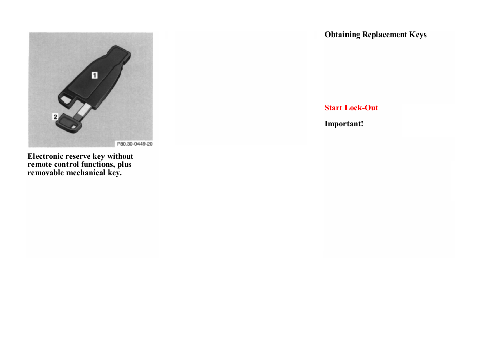 Mercedes-Benz E-class 1998 Starting and Turning Off the Engine User Manual | Page 15 / 35