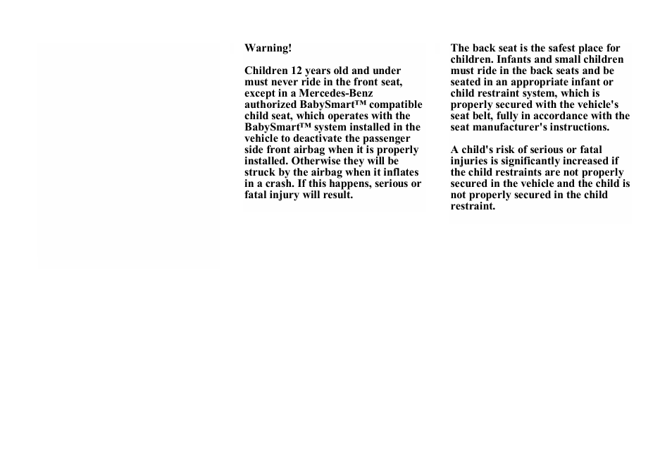 Mercedes-Benz E-class 1998 Starting and Turning Off the Engine User Manual | Page 27 / 35