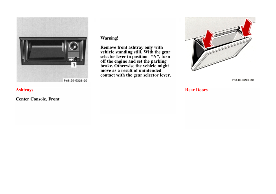 Mercedes-Benz E-class 1998 Supplemental Restraint System (SRS) User Manual | Page 15 / 30