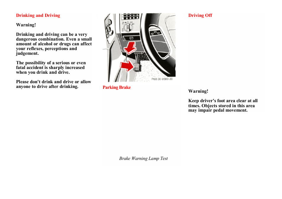 Mercedes-Benz E-class 1998 Supplemental Restraint System (SRS) User Manual | Page 28 / 30