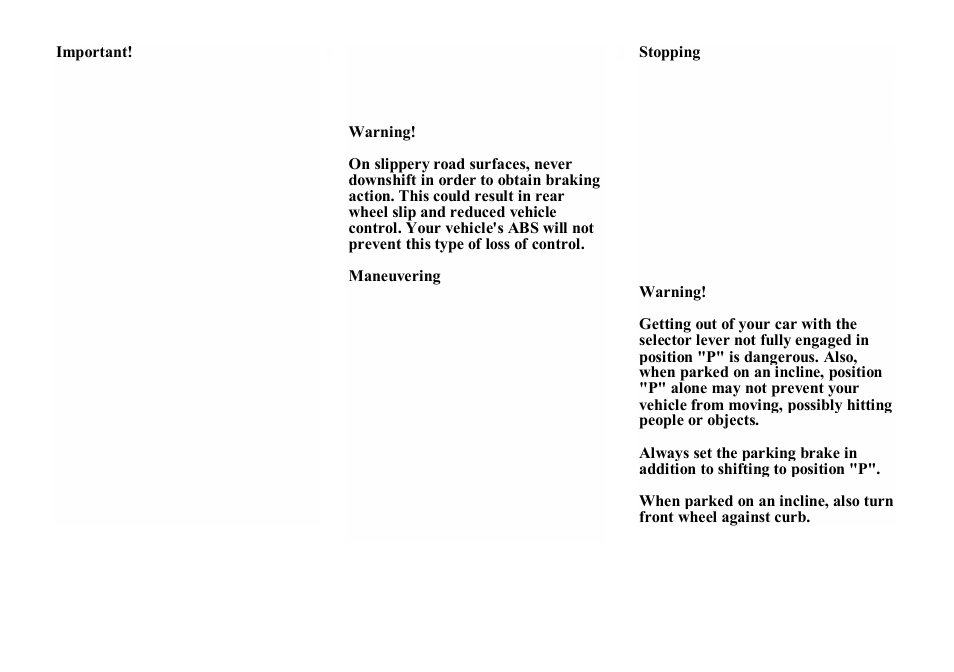 Mercedes-Benz E-class 1998 Emergency Operation User Manual | 40 pages