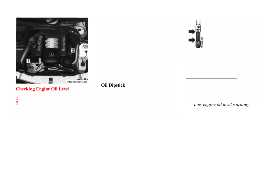 Mercedes-Benz E-class 1998 Emergency Operation User Manual | Page 28 / 40