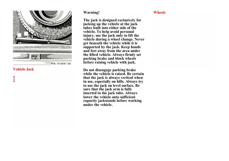 Mercedes-Benz E-class 1998 Emergency Operation User Manual | Page 31 / 40