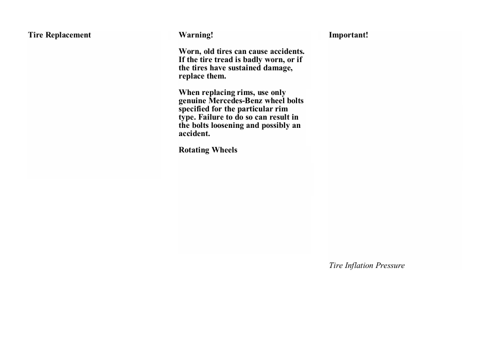 Mercedes-Benz E-class 1998 Emergency Operation User Manual | Page 32 / 40