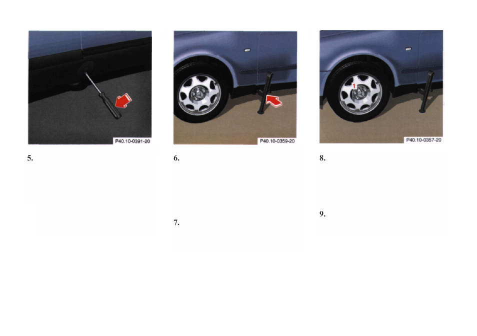 Mercedes-Benz E-class 1998 Emergency Operation User Manual | Page 34 / 40