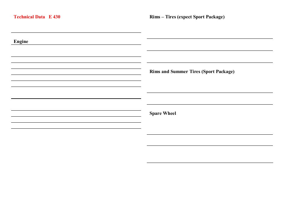 Mercedes-Benz E-class 1998 Taillamp Assemblies User Manual | Page 26 / 44