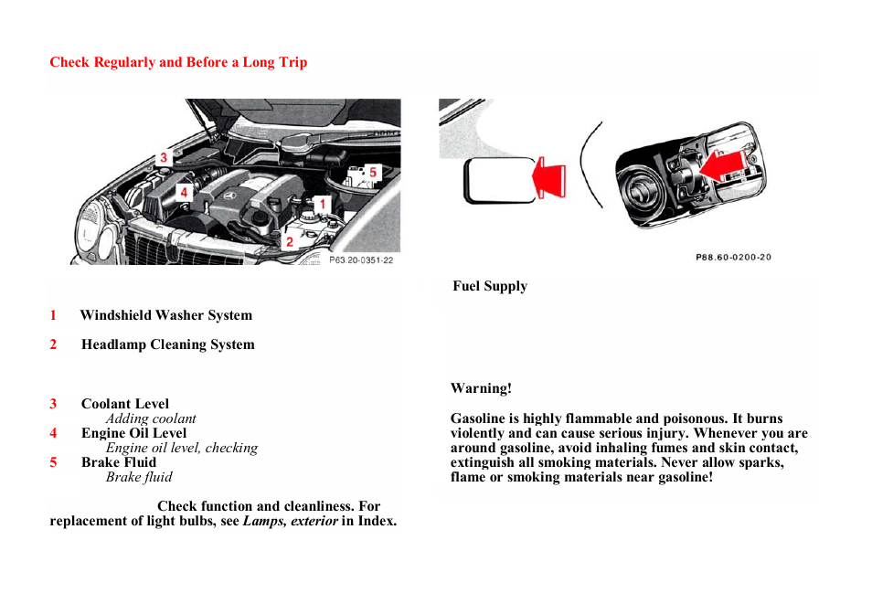 Mercedes-Benz E-class 1998 Taillamp Assemblies User Manual | Page 43 / 44