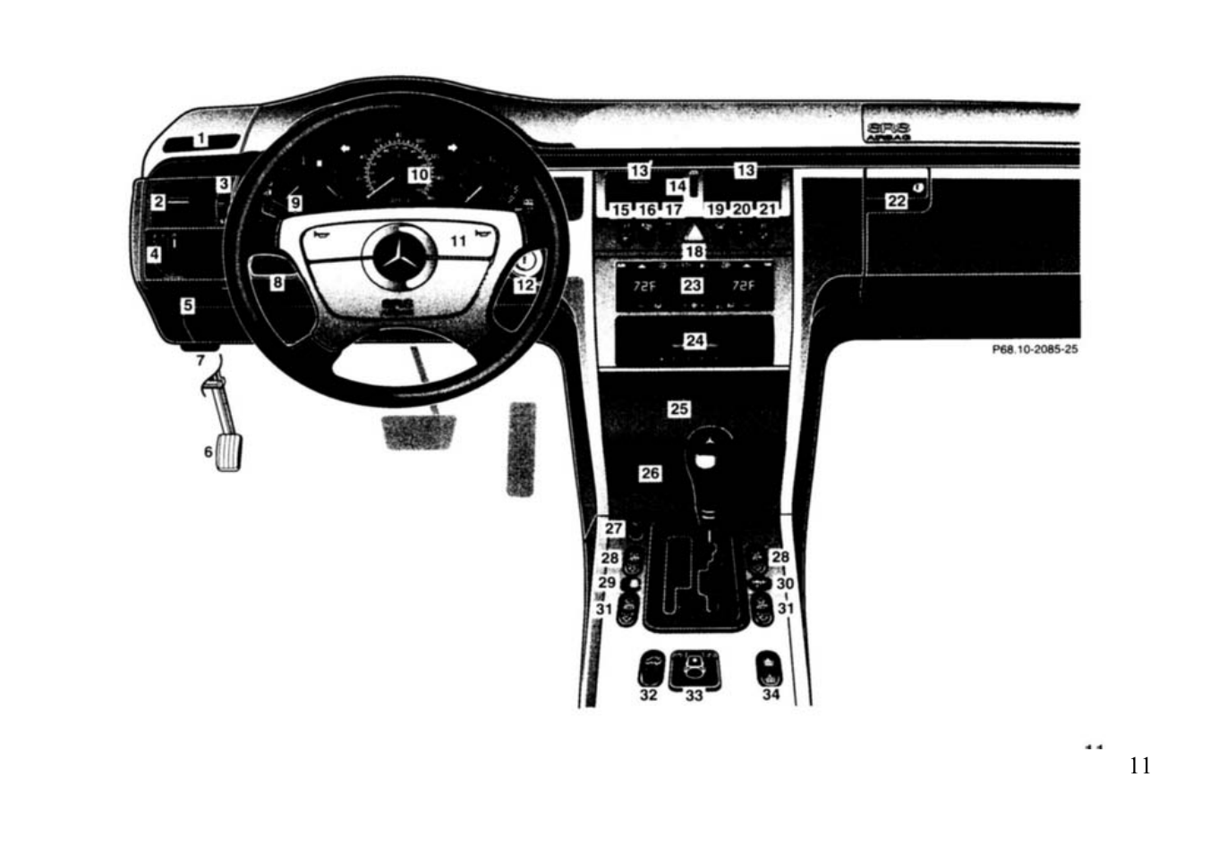 Mercedes-Benz E-class 1999 Owners Manual User Manual | Page 11 / 20