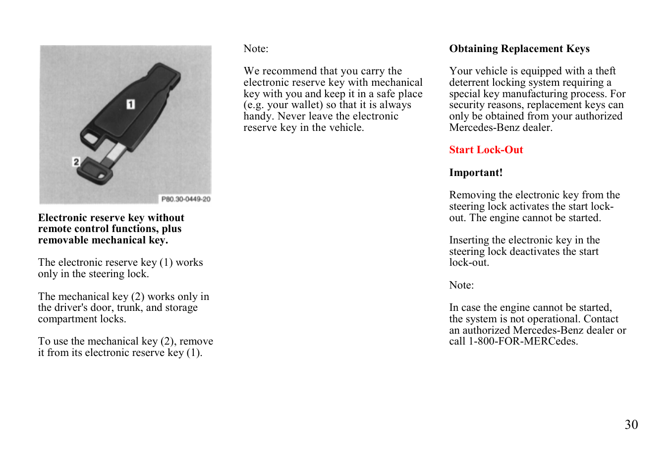 Mercedes-Benz E-class 1999 Winter Driving Instructions User Manual | Page 10 / 40