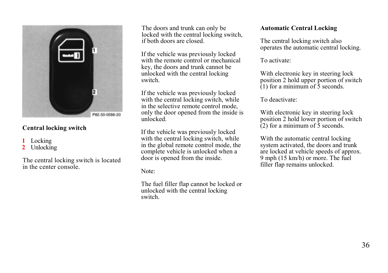 Mercedes-Benz E-class 1999 Winter Driving Instructions User Manual | Page 16 / 40