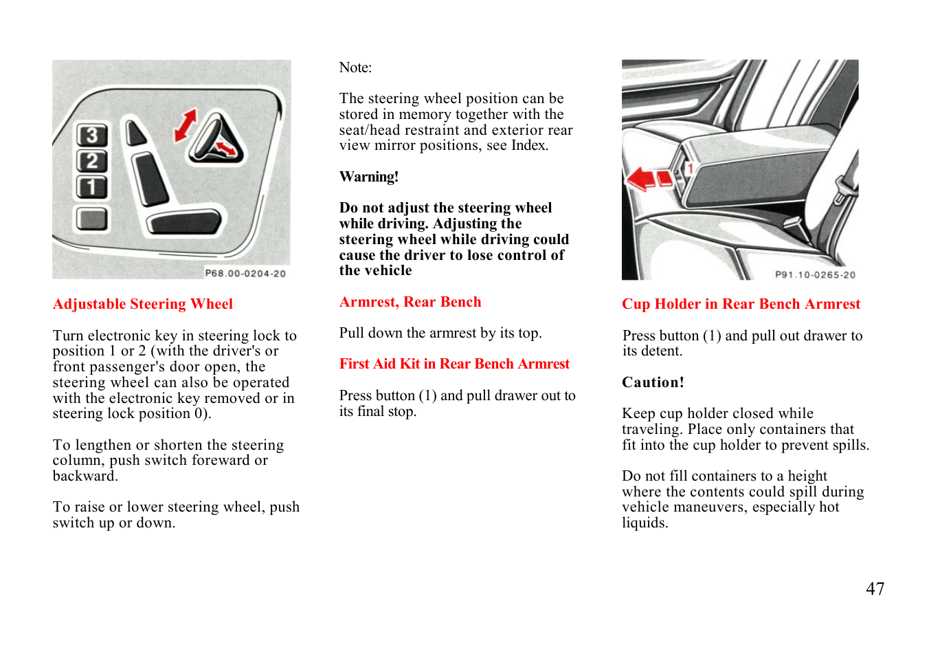 Mercedes-Benz E-class 1999 Winter Driving Instructions User Manual | Page 27 / 40