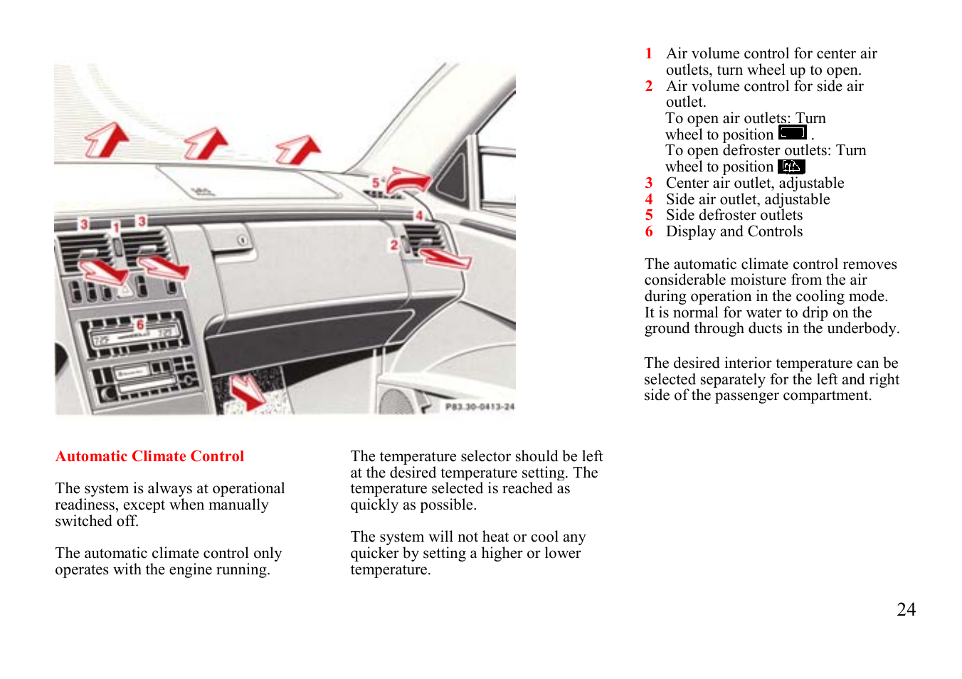 Mercedes-Benz E-class 1999 Winter Driving Instructions User Manual | Page 4 / 40