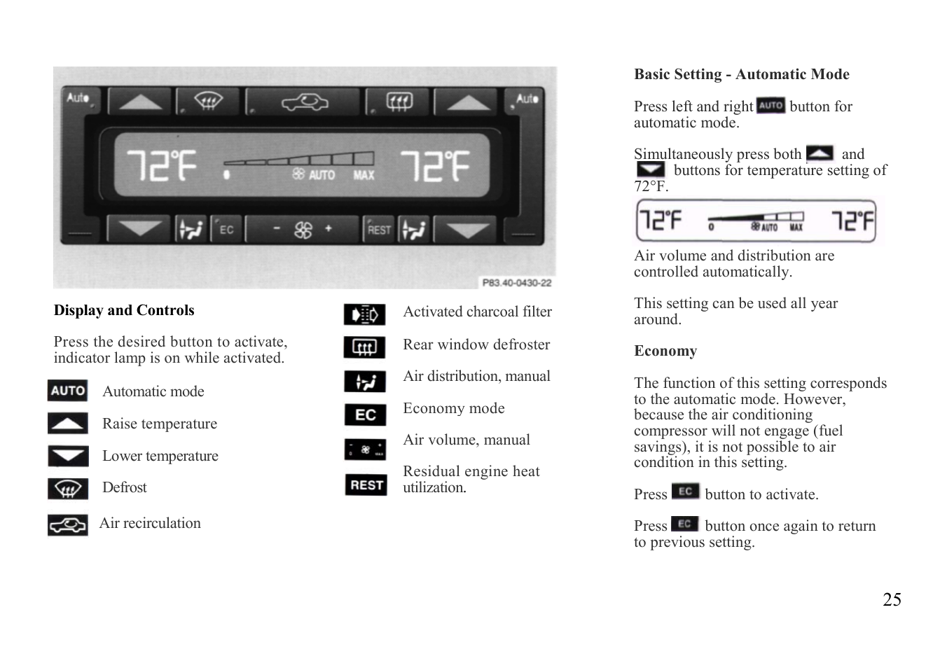 Mercedes-Benz E-class 1999 Winter Driving Instructions User Manual | Page 5 / 40