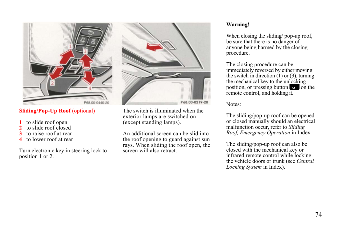 Mercedes-Benz E-class 1999 Additions to Manual User Manual | Page 14 / 40