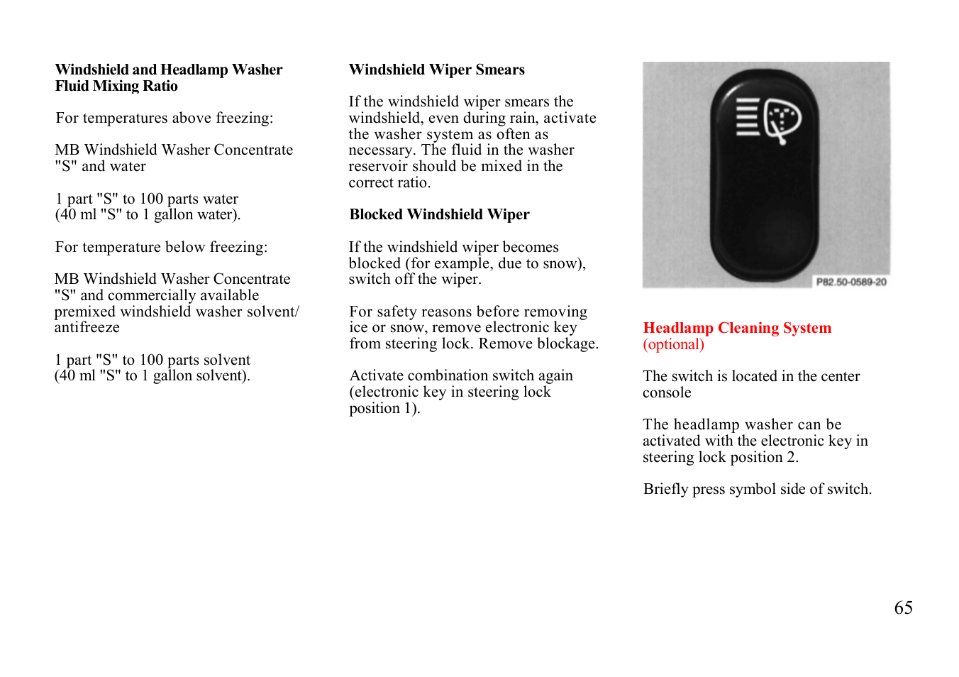Mercedes-Benz E-class 1999 Additions to Manual User Manual | Page 5 / 40