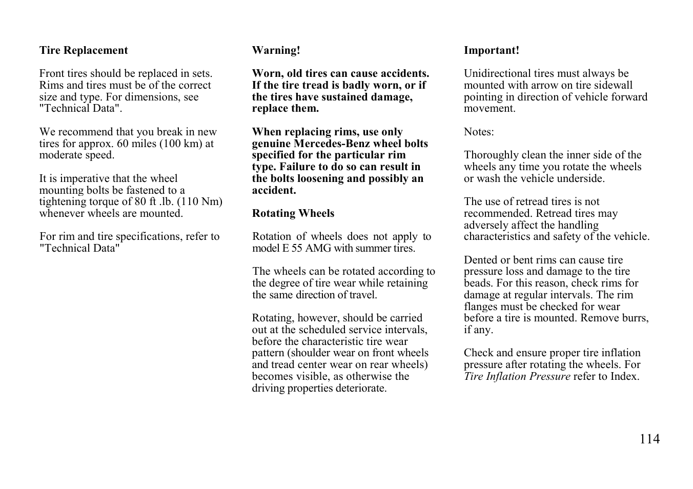 Mercedes-Benz E-class 1999 Control Switch User Manual | Page 14 / 73
