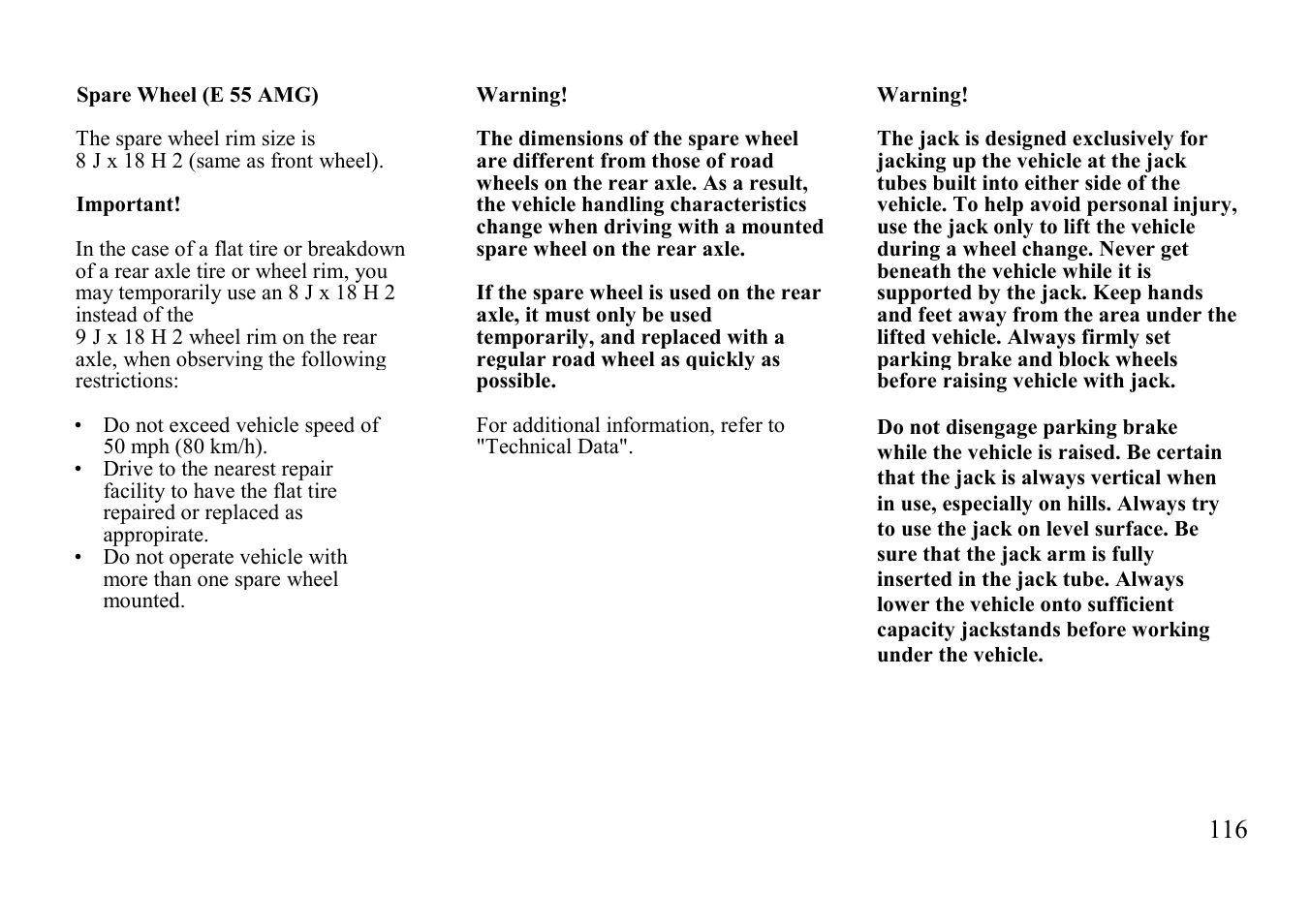 Mercedes-Benz E-class 1999 Control Switch User Manual | Page 16 / 73