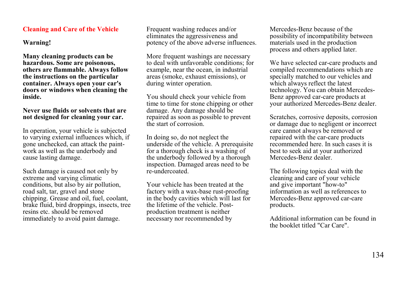 Mercedes-Benz E-class 1999 Control Switch User Manual | Page 34 / 73