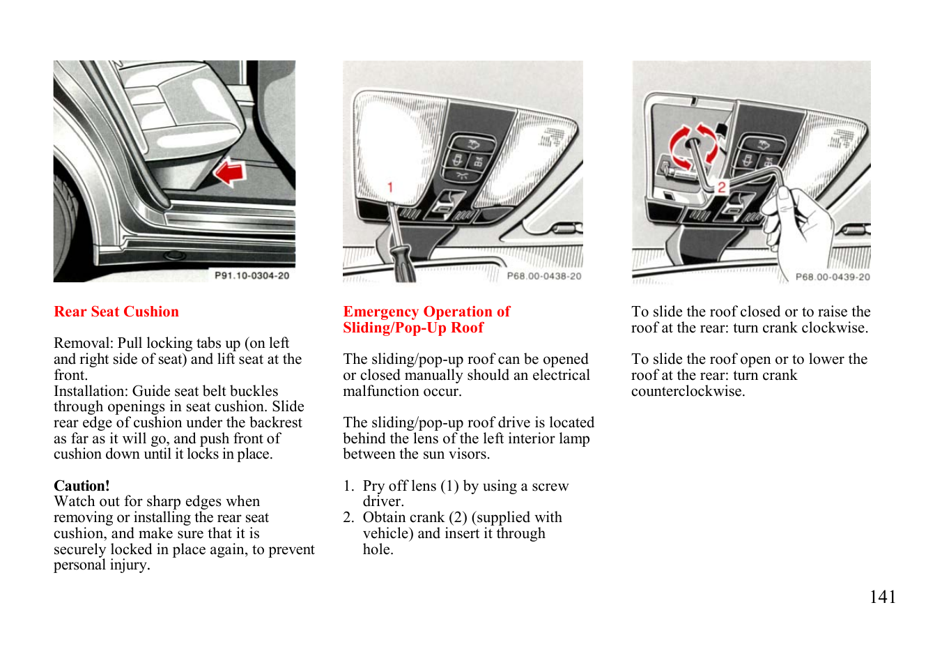 Mercedes-Benz E-class 1999 Control Switch User Manual | Page 41 / 73