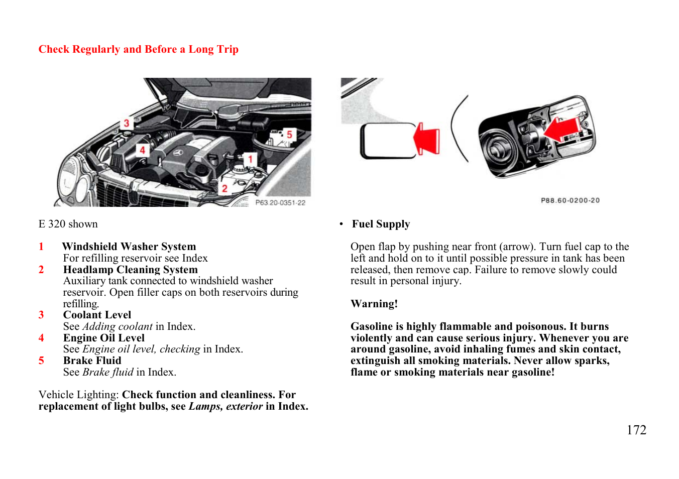 Mercedes-Benz E-class 1999 Control Switch User Manual | Page 72 / 73