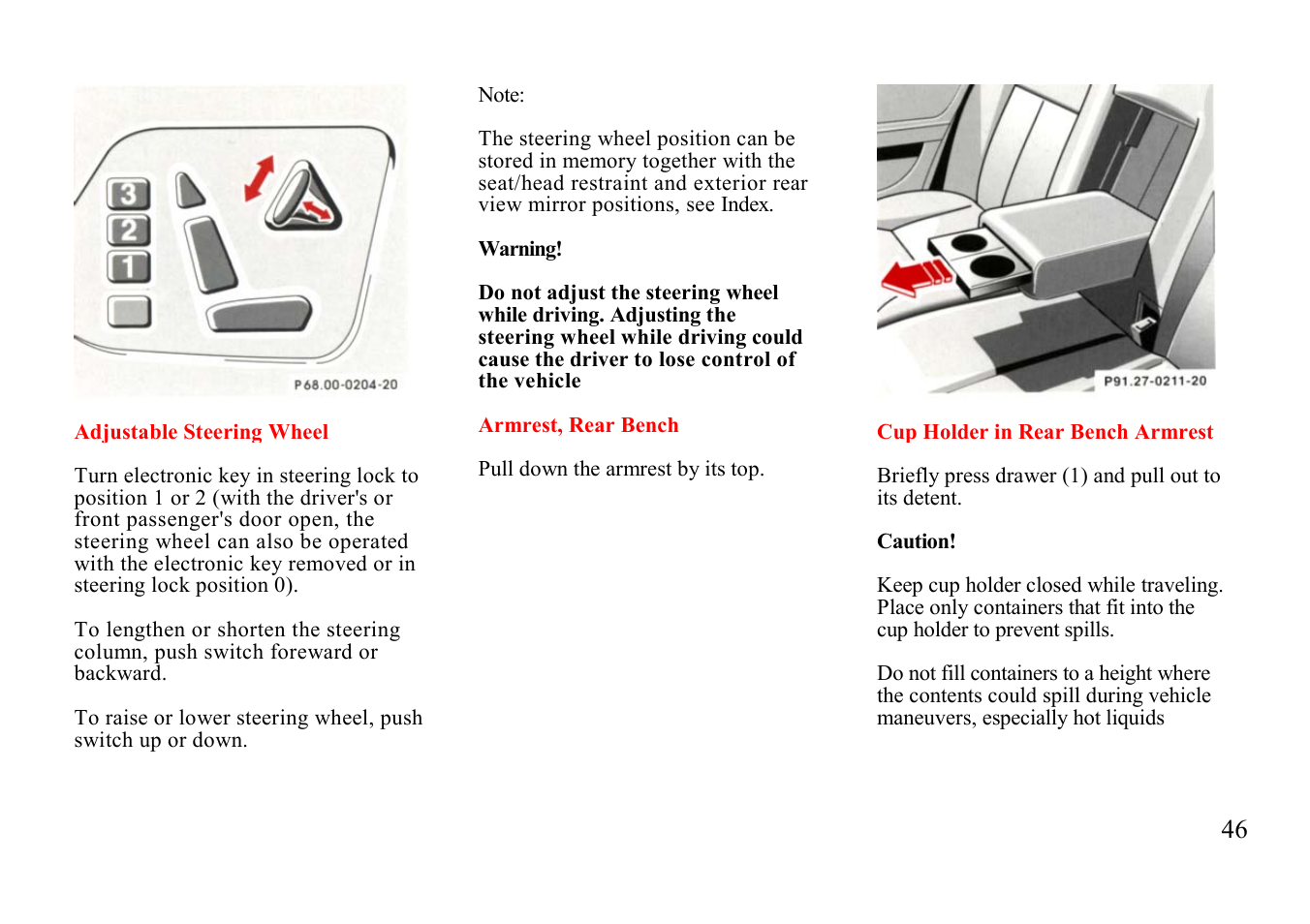 Mercedes-Benz E 320 Wagon 1999 Operation Manual User Manual | Page 26 / 30