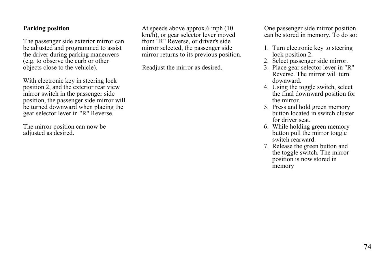 Mercedes-Benz E 320 Wagon 1999 Additions to Manual User Manual | Page 24 / 50
