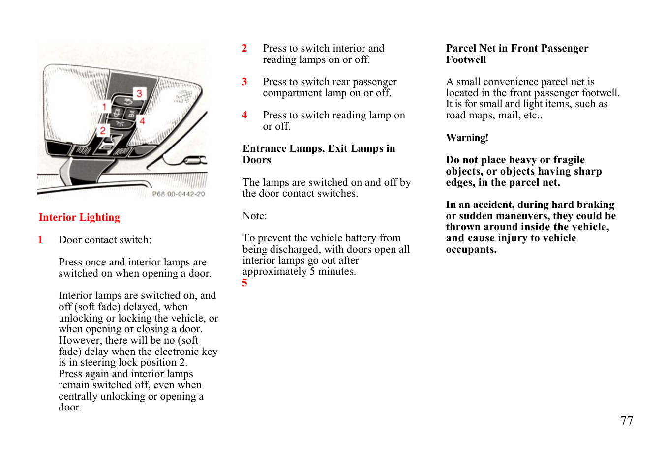 Mercedes-Benz E 320 Wagon 1999 Additions to Manual User Manual | Page 27 / 50